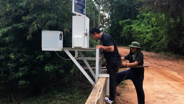สทภ.๔ ออกปฏิบัติงานสำรวจข้อมูลทางอุทกวิทยา และงานตรวจสอบ บำรุงรักษาสถานีโทรมาตร