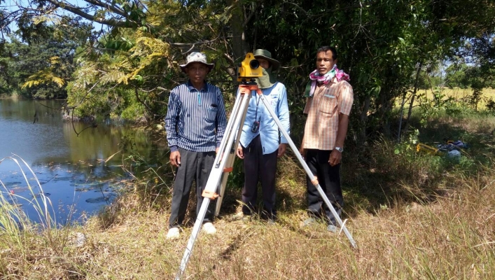 สทภ.11 ออกสำรวจเพื่อการออกแบบแหล่งน้ำโครงการปรับปรุงฟื้นฟูแหล่งน้ำหนองพอก จ.ยโสธร