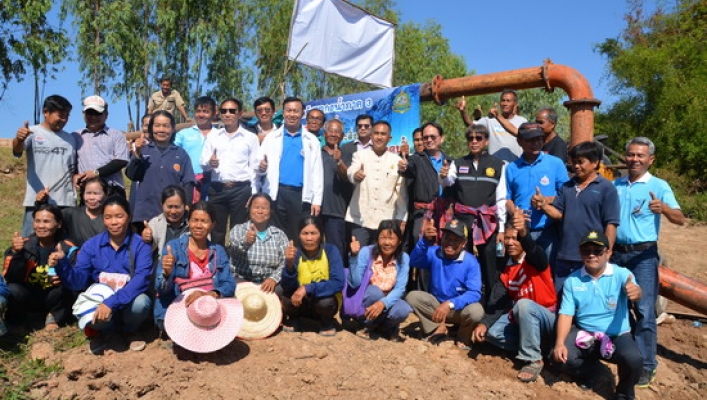 สทภ.3 สูบน้ำช่วยภัยแล้ง