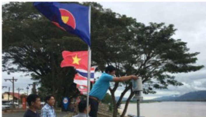 ติดตามตรวจสอบการทำงานของสถานีเครือข่ายอุตุ-อุทกวิทยาแม่น้ำโขง (Mekong-Hycos)
