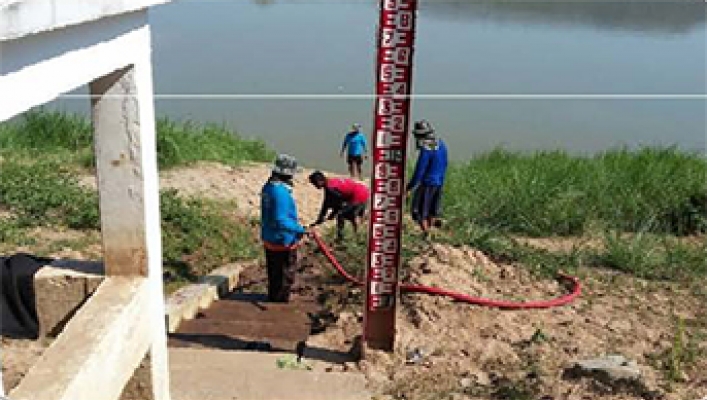 สทภ.11 ขุดลอกตะกอนดิน จ.อุบลราชธานี