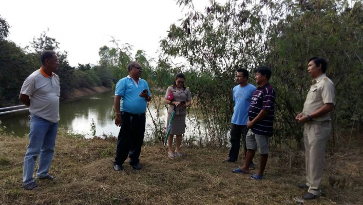 สำนักงานทรัพยากรน้ำภาค ๗ ร่วมตรวจสอบแก้ไขปัญหาน้ำประปามีลักษณะขุ่นและมีกลิ่นเหม็น