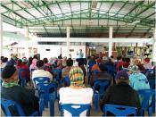 สทภ. ๔ ส่วนประสานฯ ลุ่มน้ำชีตอนล่าง จัดโครงการรับฟังความคิดเห็นของประชาชนตามระเบียบสำนักนายกรัฐมนตรีฯ พ.ศ. ๒๕๔๘