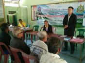 สทภ. ๔ ส่วนประสานฯ ลุ่มน้ำชีตอนล่าง จัดโครงการรับฟังความคิดเห็นของประชาชนตามระเบียบสำนักนายกรัฐมนตรีฯ พ.ศ. ๒๕๔๘