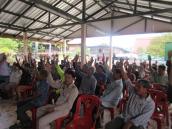 สทภ.๔ ส่วนประสานฯ ลุ่มน้ำชีตอนบน จัดกิจกรรมโครงการรับฟังความคิดเห็นของประชาชนตามระเบียบสำนักนายกรัฐมนตรี พ.ศ.๒๕๔๘ “โครงการปรับปรุงฟื้นฟูแหล่งน้ำลำห้วยรวก”