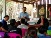 สทภ. ๔ ส่วนประสานฯ ลุ่มน้ำชีตอนล่าง จัดโครงการรับฟังความคิดเห็นของประชาชนตามระเบียบสำนักนายกรัฐมนตรีฯ พ.ศ. ๒๕๔๘