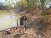 สทภ.11 สำรวจวิเคราะห์คุณภาพดินและวัสดุข้างเคียงของโครงการอนุรักษ์ฟื้นฟูแหล่งน้ำในพื้นที่จังหวัดอำนาจเจริญ