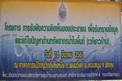 สทภ.8 จัดประชุมโครงการ การรับฟังความคิดเห็นของประชาชนเพื่อรับทราบข้อมูลและแก้ไขปัญหาด้านทรัพยากรน้ำในพื้นที่ (เวทีชาวบ้าน)