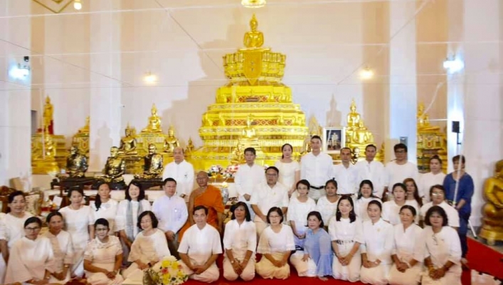กรมทรัพยากรน้ำ เข้าร่วมพิธีสวดมนต์ข้ามปี ณ วัดแก้วฟ้าจุฬามณี