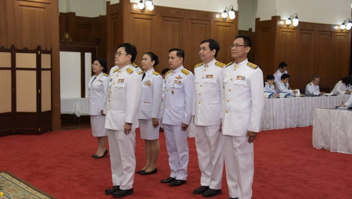 คณะผู้บริหารกรมทรัพยากรน้ำ ลงนามถวายพระพรสมเด็จพระเจ้าอยู่หัวมหาวชิราลงกรณ บดินทรเทพยวรางกูร เนื่องในวันขึ้นปีใหม่ พุทธศักราช ๒๕๖๒