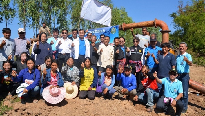 สำนักงานทรัพยากรน้ำภาค 3  อุดรธานี ช่วยเหลือพื้นที่ประสบภัยแล้งบ้านท่าเสียว