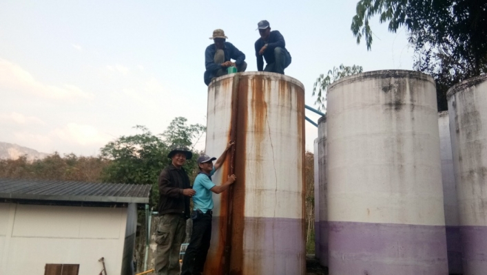 สทภ.๗ ดำเนินการติดตั้งเครื่องสูบน้ำพร้อมท่อจ่ายน้ำให้กับ โรงเรียนตำรวจชายแดนวัดสัดสุธาสินีวนาราม