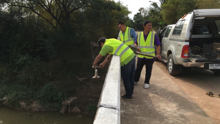 สทภ.๔ ออกปฏิบัติงานสำรวจข้อมูลทางอุทกวิทยา (ข้อมูลระดับน้ำ ปริมาณน้ำ และปริมาณตะกอนแขวนลอย)