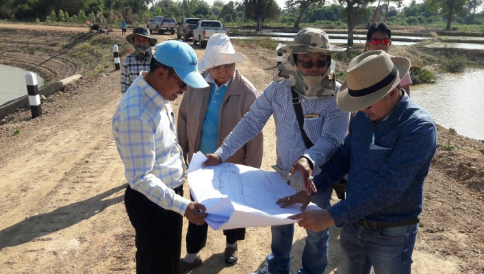 สทภ.11 ตรวจรับงานโครงการอนุรักษ์ฟื้นฟูแหล่งน้ำบุ่งไก่ป่า