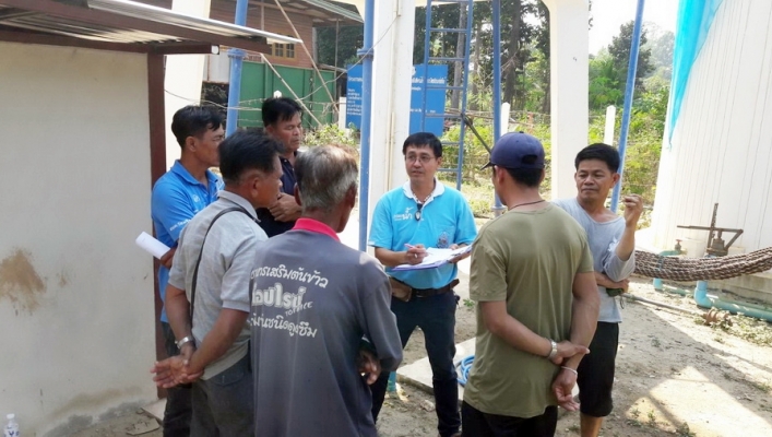สทภ.9 เข้าร่วมเป็นวิทยากรโครงการฝึกอบรมพัฒนาประสิทธิภาพการปฏิบัติงานผู้นำชุมชนในกิจกรรมการจัดการระบบประปา