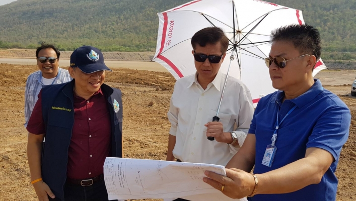 สทภ.2   ลงพื้นที่ตรวจรับงานโครงการอนุรักษ์และฟื้นฟูแหล่งน้ำหนองโสน หมู่ที่ 1 ตำบลเพนียด อำเภอโคกสำโรง จังหวัดลพบุรี