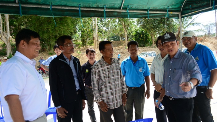 สทภ.10 นำผู้ตรวจราชการกรมทรัพยากรน้ำ ลงพื้นที่ตรวจติดตามโครงการฯ