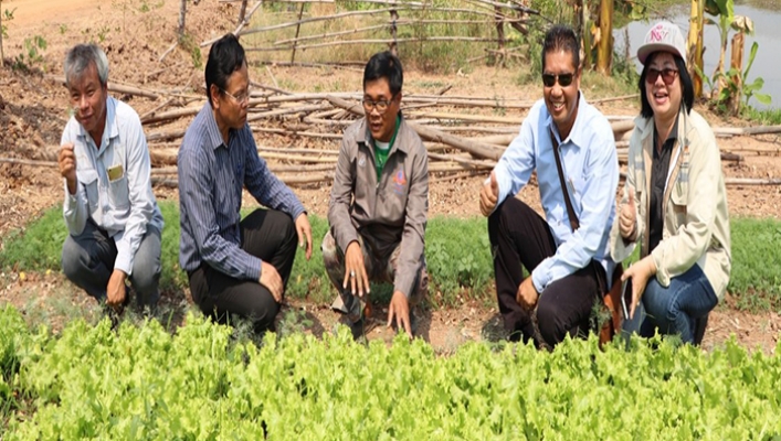 สทภ.4 ตรวจติดตามงานโครงการก่อสร้างระบบกระจายน้ำฯหนองคลองก่าม บ.ดอนหัน ต.หนองไผ่ อ.เมือง จ.ชัยภูมิ