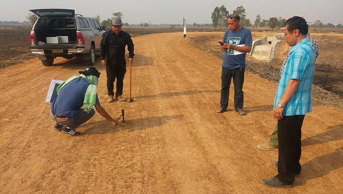 สทภ.๔ ตรวจรับงานโครงการอนุรักษ์ฟื้นฟูหนองกลาง