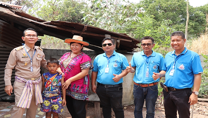 สทภ.4 แจกจ่ายน้ำสะอาด ต.ยางคำ อ.หนองเรือ จ.ขอนแก่น