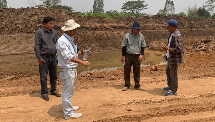สทภ.๔ ลงพื้นที่ตรวจรับงานโครงการปีงบประมาณ พ.ศ. ๒๕๖๒ โครงการอนุรักษ์ฟื้นฟูหนองอ้อ