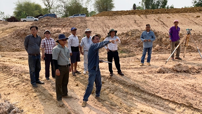 สทภ.๔ ลงพื้นที่ตรวจรับงานโครงการอนุรักษ์ฟื้นฟูหนองสีผึ้ง ปีงบประมาณ ๒๕๖๒