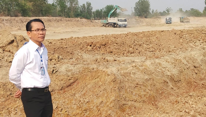 ผอ.สทภ.๔ ลงพื้นที่ตรวจติดตามเร่งรัดงานปีงบประมาณ ๒๕๖๒ โครงการอนุรักษ์ฟื้นฟูหนองใหญ่หนองสิม