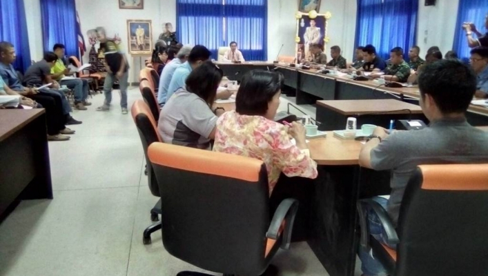 สทภ.7  ร่วมประชุมคณะกรรมการศูนย์บัญชาเหตุการณ์ป้องกันและแก้ไขปัญหาภัยแล้ง อำเภอสวนผึ้ง จังหวัดราชบุรี ปี 2562