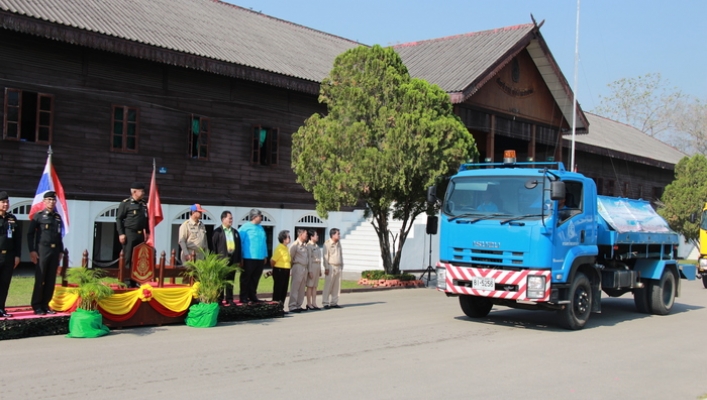 สทภ.1 ร่วมพิธีเปิดโครงการ “ราษฎร์ รัฐ ร่วมใจ ช่วยภัยแล้ง” โดย มณฑลทหารบกที่ 32
