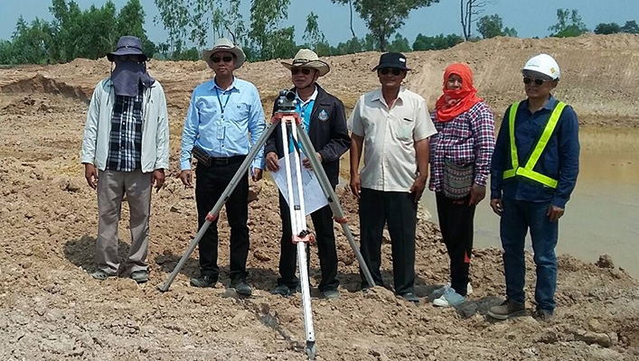 สทภ.๔ ลงพื้นที่ตรวจรับงานโครงการปีงบประมาณ พ.ศ. ๒๕๖๒ โครงการอนุรักษ์ฟื้นฟูแหล่งน้ำพื้นที่การเกษตร