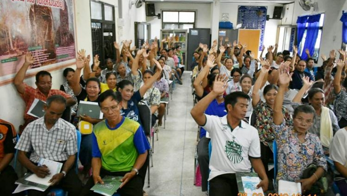 สทภ.5  จัดโครงการจัดตั้งและให้ความรู้กลุ่มผู้ใช้น้ำ ในโครงการก่อสร้างระบบกระจายน้ำด้วยพลังงานแสงอาทิตย์หนองระหาร