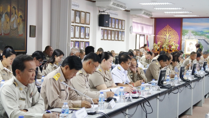 สทภ.1 เข้าร่วมประชุมคณะกรรมการจังหวัดและหัวหน้าส่วนราชการประจำจังหวัดตาก ครั้งที่ 3/2562