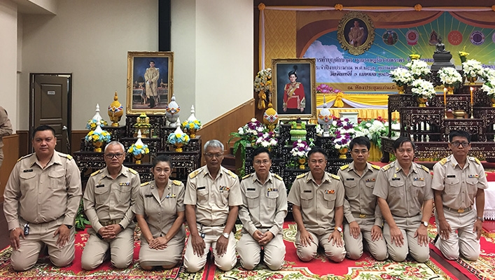 สทภ.๔ ร่วมกิจกรรมโครงการทำบุญตักบาตร ทวยราษฎร์ถวายพระพร จังหวัดขอนแก่น