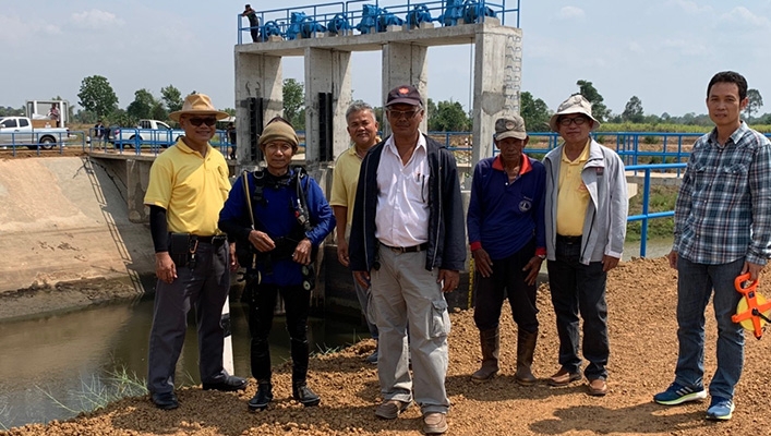 สทภ.๔ ลงพื้นที่ตรวจรับงานโครงการอนุรักษ์ฟื้นฟูห้วยสมอทบ ปีงบประมาณ พ.ศ. ๒๕๖๐