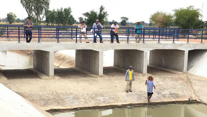 สทภ.๔ ลงพื้นที่ตรวจรับงานโครงการอนุรักษ์ฟื้นฟูลำห้วยสมอ ปีงบประมาณ พ.ศ. ๒๕๖๑