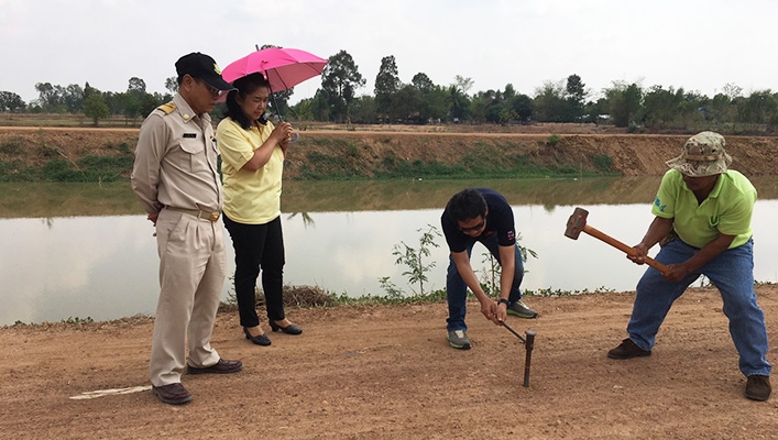 สทภ.๔ ลงพื้นที่ตรวจรับงานโครงการอนุรักษ์ฟื้นฟูลำห้วยกุดกอก ปีงบประมาณ พ.ศ. ๒๕๖๐