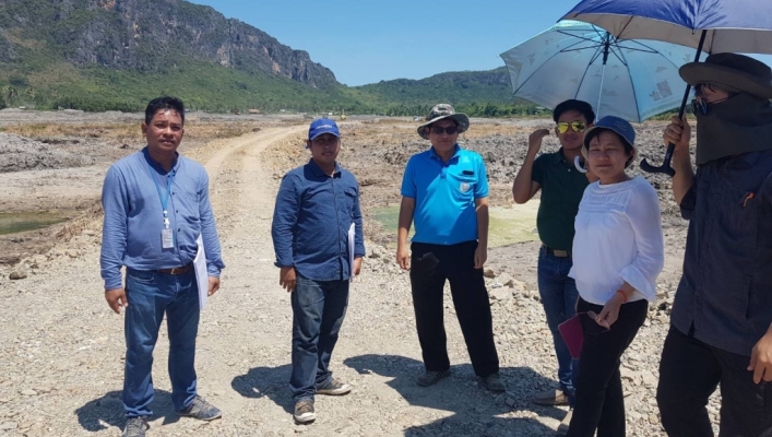สทภ.7  ลงพื้นที่กำกับงานโครงการอนุรักษ์ฟื้นฟูทางน้ำทุ่งอ่าวน้อย หมู่ที่ 2 ตำบลอ่าวน้อย อำเภอเมือง จังหวัดประจวบคีรีขันธ์