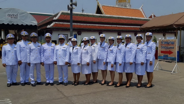 สทภ.9 เข้าร่วมงานและเข้าร่วมขบวนเชิญน้ำศักดิ์สิทธิ์ในพิธีพลีกรรมตักน้ำศักดิ์สิทธิ์