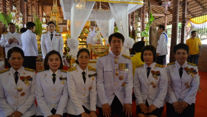 ผู้อำนวยการสำนักงานทรัพยากรน้ำภาค 7 พร้อมด้วยข้าราชการในสังกัด ร่วมพิธีทำน้ำอภิเษกในการพระราชพิธีบรมราชาภิเษกในพิธีการงานพระราชพิธีบรมราชาภิเษกของจังหวัดราชบุรี