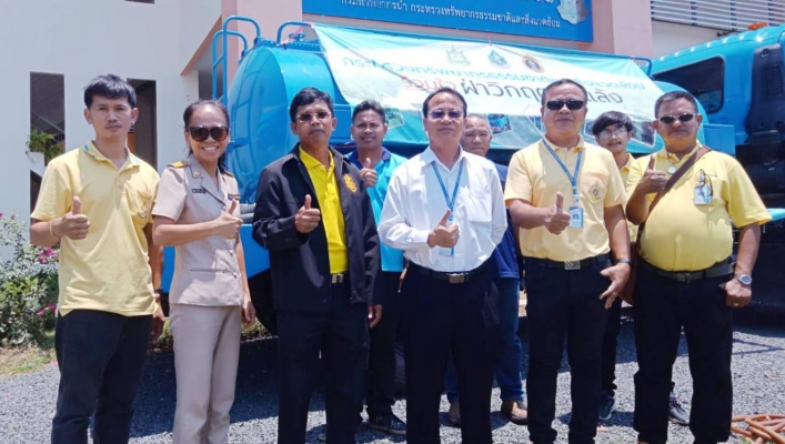 สทภ.11 ดำเนินการแจกจ่ายน้ำช่วยเหลือภัยแล้ง จังหวัดอำนาจเจริญ
