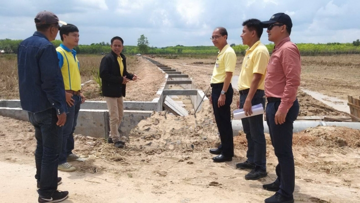 สทภ.8 ออกติดตามเร่งรัดผลการปฏิบัติงานโครงการอนุรักษ์ฟื้นฟูแหล่งน้ำคลองแม่ลิภัย ช่วง 2