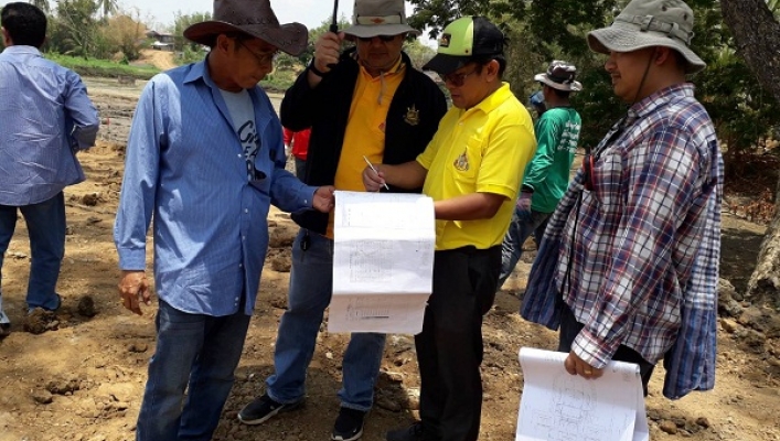 สทภ.3 ออกติดตามความคืบหน้าผลการดำเนินงานโครงการอนุรักษ์ฟื้นฟูแหล่งน้ำ ห้วยพะเนียง บ้านศรีประทุม หมู่ที่ 2 ต.นาด้วง อ.นาด้วง จ.เลย (ปีงบประมาณ 2562)