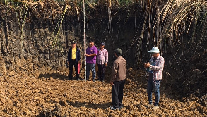 สทภ.๔ ลงพื้นที่ตรวจรับงานโครงการปีงบประมาณ พ.ศ. ๒๕๖๒ โครงการอนุรักษ์ฟื้นฟูบึงอัมพันธ์