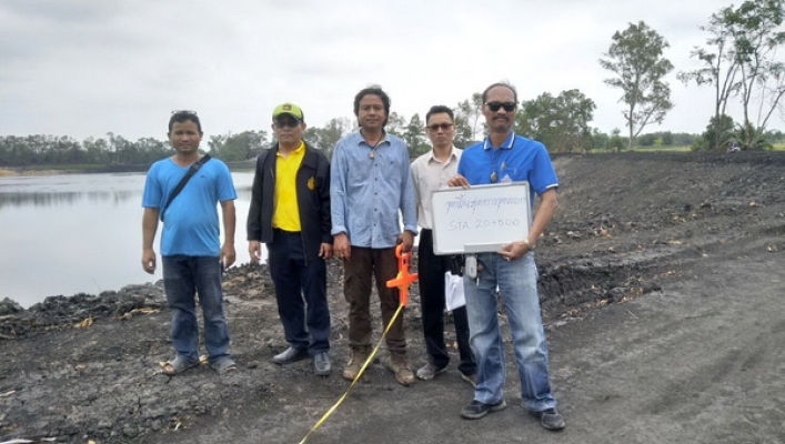 สทภ.3 ออกติดตามผลการดำเนินงานโครงการอนุรักษ์ฟื้นฟูแหล่งน้ำหนองควายดำ ช่วง 2 บ้านเชียงยืน หมู่ที่ 2 ตำบลเชียงยืน อำเภอเมือง จังหวัดอุดรธานี (ปีงบประมาณ 2562)