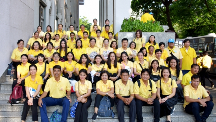 กรมทรัพยากรน้ำ ร่วมเฝ้าทูลละอองธุลีพระบาท รับเสด็จ ณ บริเวณท้องสนามหลวง