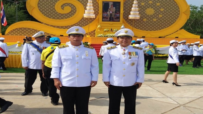 สทภ.4 เข้าร่วมพิธีเปิดกรวยถวายราชสักการะหน้าพระบรมฉายาลักษณ์พระบาทสมเด็จพระเจ้าอยู่หัว ในพิธีถวายพระพรชัยมงคล