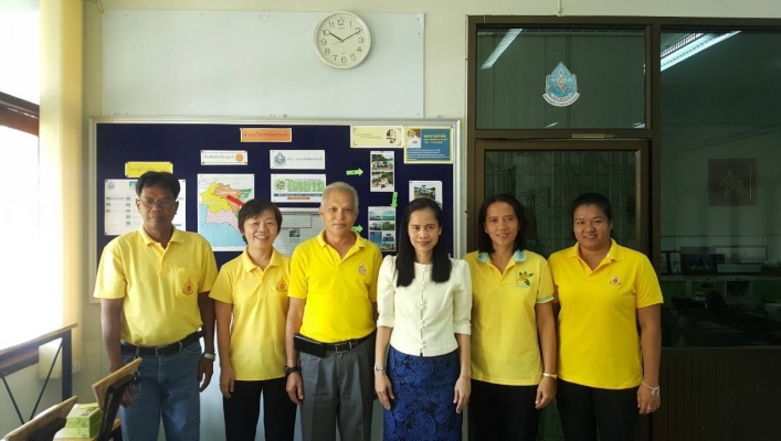 สทภ.6 โดยส่วนบริหารจัดการน้ำ นำคณะทำงานติดตามการดำเนินงานโครงการบริหารจัดการน้ำเพื่อรองรับสภาวะวิกฤตน้ำ ประจำปีงบประมาณ 2562 ลงพื้นที่จุดติดตั้งเครื่องสูบน้ำ