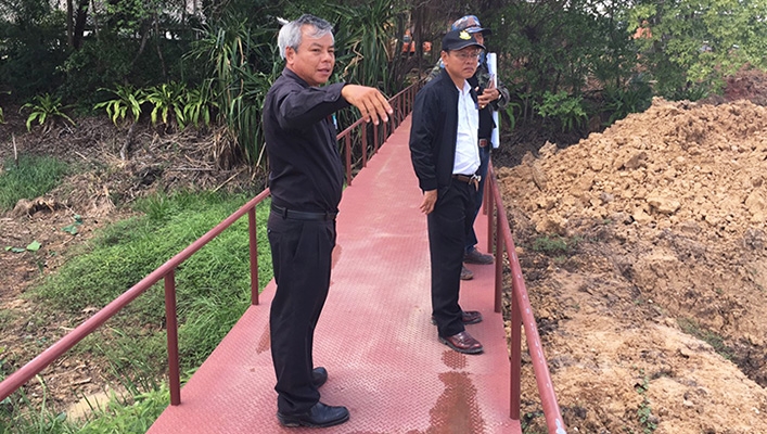 สทภ.๔ ลงพื้นที่ตรวจติดตามเร่งรัดงานโครงการอนุรักษ์ฟื้นฟูบึงอัมพันธ์