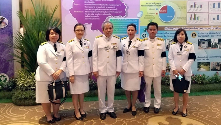 กรมทรัพยากรน้ำ เฝ้าฯ รับเสด็จ สมเด็จพระเทพรัตนราชสุดาฯ สยามบรมราชกุมารี