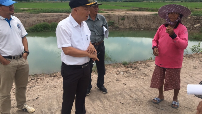สทภ.6 ลงพื้นที่ตรวจติดตามคลองพรหมณี จังหวัดนครนายก